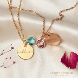 Personalized Birthstone Necklace
