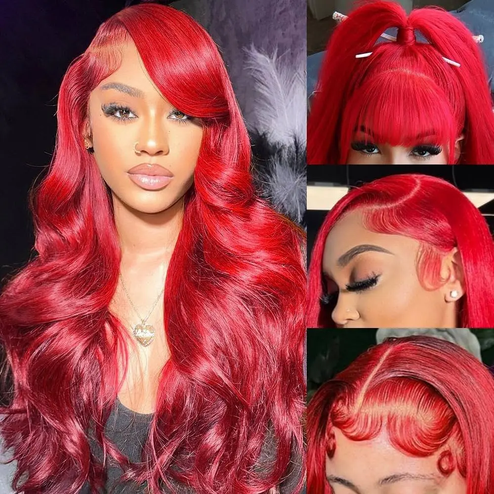 Elevate Your Look with Red Human Hair Wigs The Bold Beauty of Real Hair Wigs