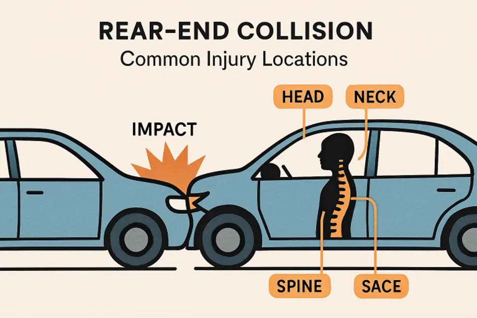 Common Injuries After a Rear End Crash in Las Vegas