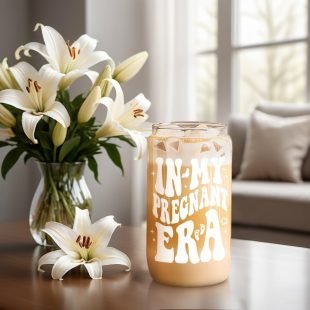 Pregnant Women Iced Coffee Cup Pregnant Women Iced Coffee Cup
